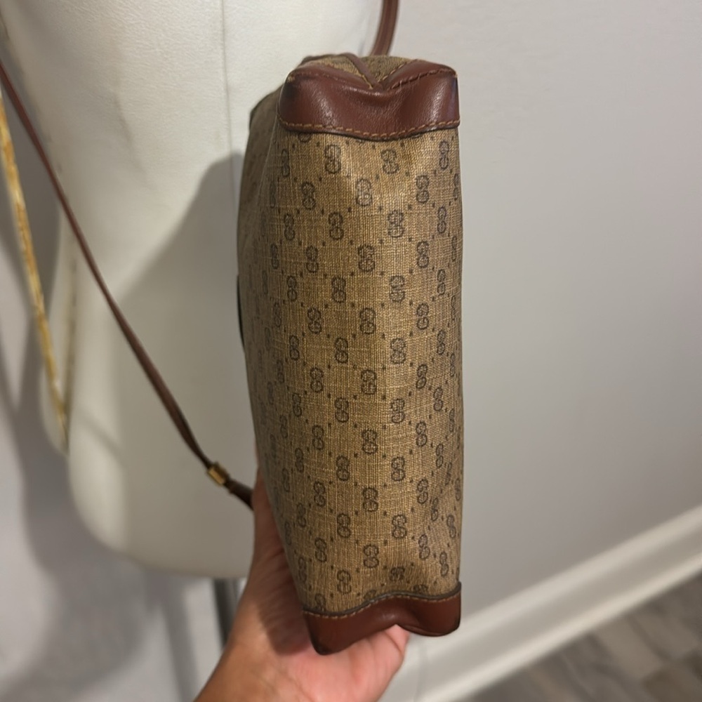 Gucci Micro GG Monogram Messenger Bag Vintage - Picture 6 of 12